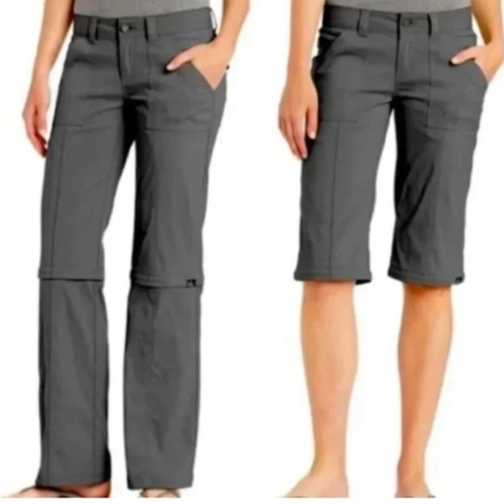 PrAna Grey Convertible Pants